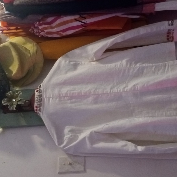 Chico's women's Bling Suit Jacket Authentic Chicos size 1 - Picture 6 of 7